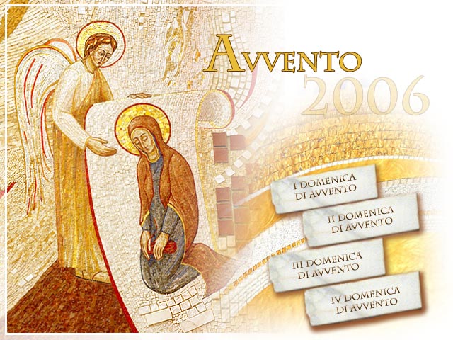 Avent (Vatican site) dans images sacrée avvento2006_it