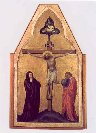 Gesù in Croce, la Madre e il Discepolo: XII Stazione
