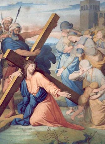 Gesù incontra le donne di Gerusalemme: IX Stazione