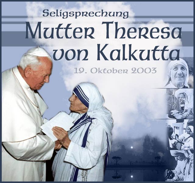 Mutter Teresa Seligsprechung