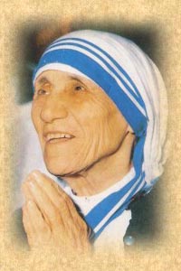 Madre Teresa sorride....
