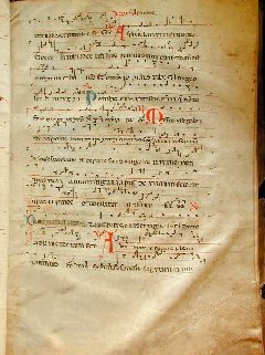 Biblioteca del Pontificio Istituto di Musica Sacra - Pagina di manoscritto