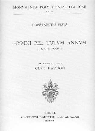 Couverture C. Festa, Hymni