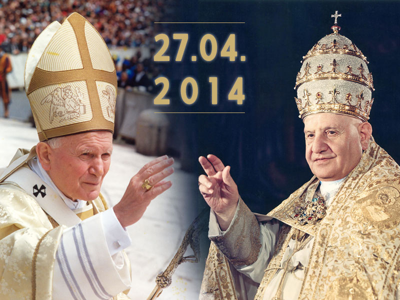 Heiligsprechung Der Seligen Papste Johannes Xxiii Und Johannes Paul Ii 27 April 14
