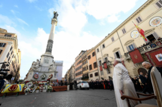 12-Solemnity of the Immaculate Conception of the Blessed Virgin Mary - Act of veneration of Mary Immaculate