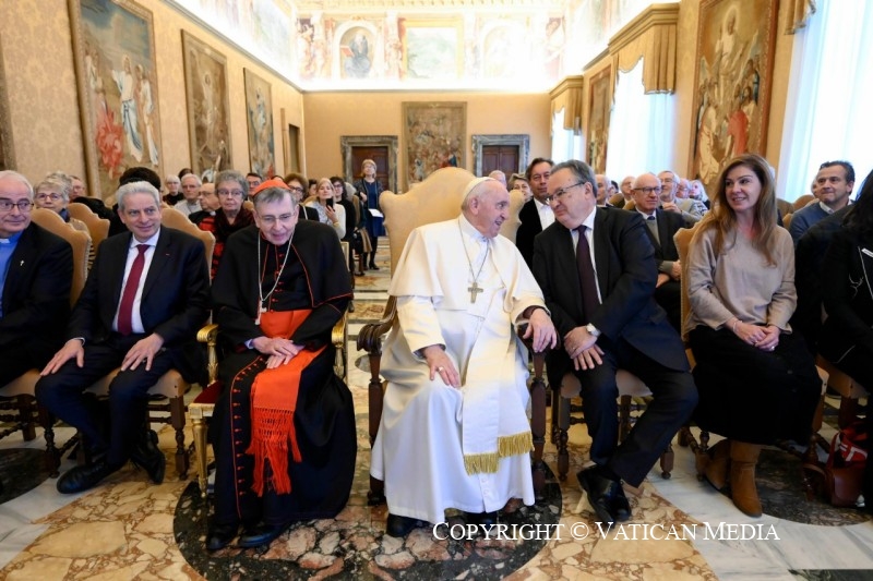 El Papa, con la asociación judeo-cristiana