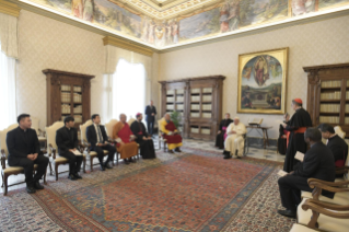 0-À Delegação de Autoridades do Budismo da Mongólia