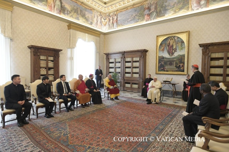 0-A la D&eacute;l&eacute;gation des Autorit&eacute;s du Bouddhisme de Mongolie