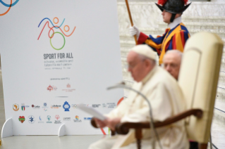 1-A los participantes en la Cumbre internacional “Deporte para todos. Cohesionado, accesible y adaptado a cada persona"