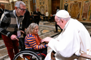 13-To a group of disabled people on the occasion of the International Day of Persons with Disabilities 