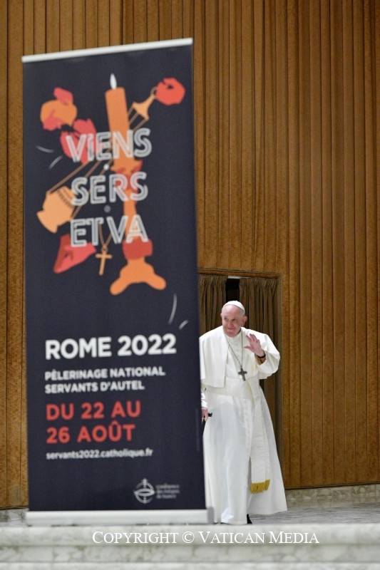 0-Al Pellegrinaggio di Ministranti della Francia