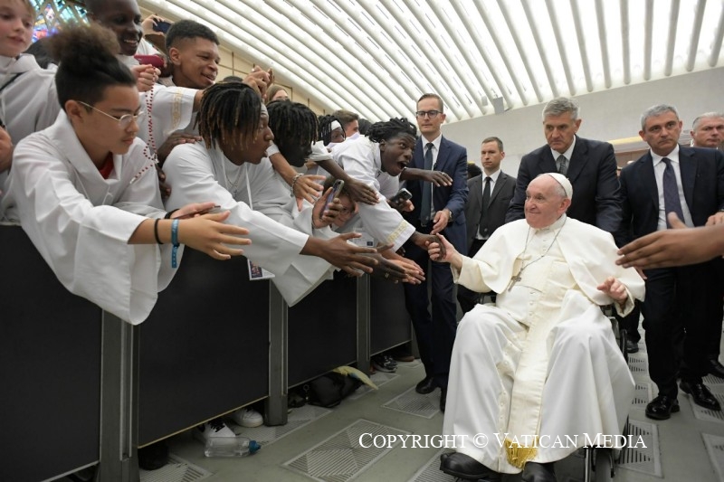 9-Al Pellegrinaggio di Ministranti della Francia