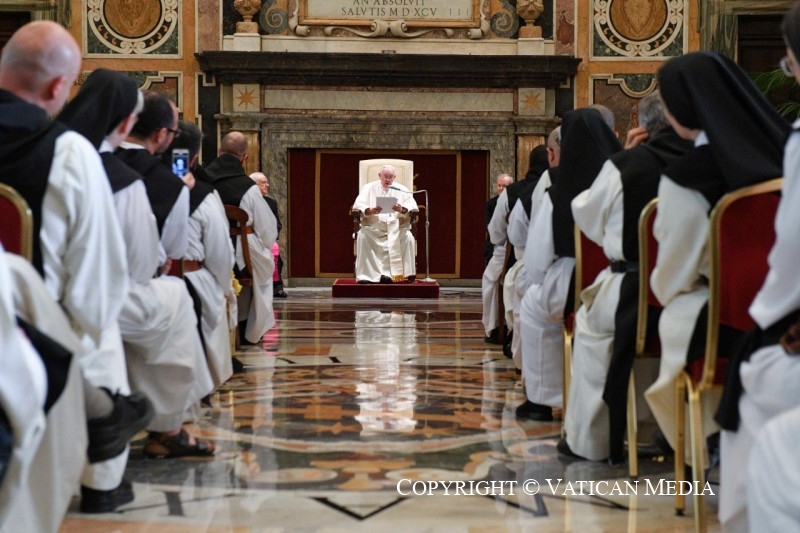 Le Pape invite les trappistes à avancer en écoutant les désirs du Christ Cq5dam.web.800.800