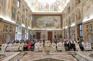 7-Audience with the participants in the conference on “Trinitarian International Solidarity”", promoted by the Order of the Holy Trinity (Trinitarians)