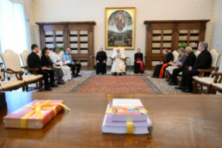 0-To a delegation from the United Bible Societies