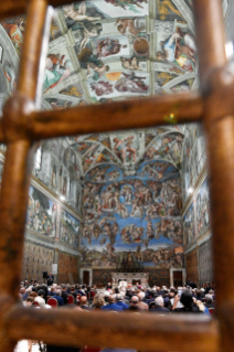 3-Aux artistes participant à la rencontre organisée à l'occasion du 50e anniversaire de l'inauguration de la collection d'Art moderne des Musées du Vatican (23 juin 2023)