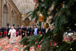 5-Aux membres du Corps diplomatique accrédité auprès du Saint-Siège pour la présentation des vœux pour la nouvelle année