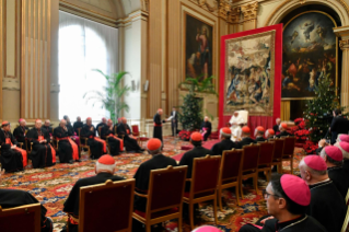 0-Felicitaciones navideñas a la Curia Romana