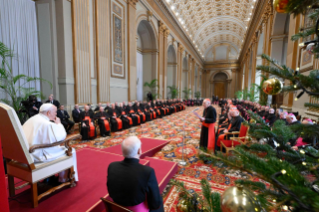 1-Felicitaciones navideñas a la Curia Romana