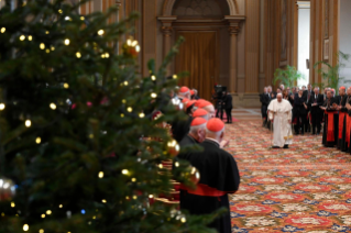 4-Felicitaciones navideñas a la Curia Romana