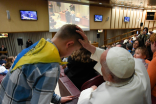 0-Paroles improvisées par le Pape François au terme de la projection du documentaire «Freedom on Fire : Ukraine’s Fight for Freedom»