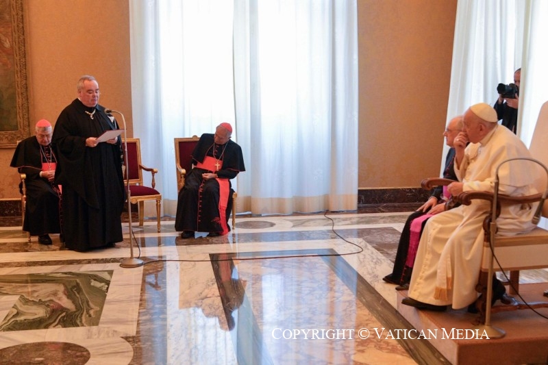 El Papa, con la Orden de Malta