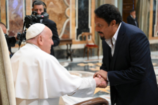 4-Meeting of Pope Francis with Comedians