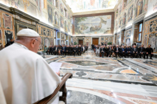 1-Meeting of Pope Francis with Comedians