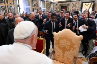 18-Meeting of Pope Francis with Comedians