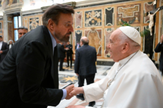 14-Meeting of Pope Francis with Comedians