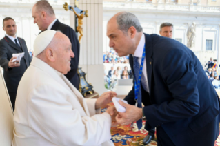 8-Rencontre avec l'Action catholique italienne « A braccia aperte »