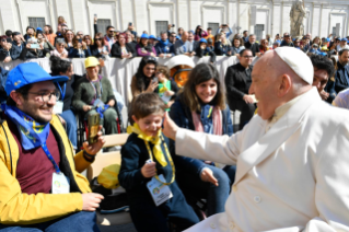 11-Encuentro con la Acción Católica Italiana "A braccia aperte" ("Con los brazos abiertos") 