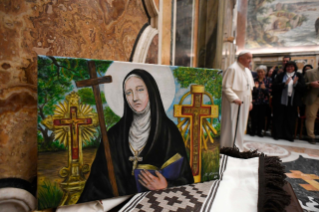 0-Aux pèlerins d'Argentine venus pour la canonisation de la bienheureuse María Antonia de Saint-Joseph de Paz y Figueroa 