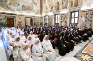 5-Ai Partecipanti ai Capitoli Generali delle seguenti Congregazioni Religiose: Ordine dei Minimi, Ordine dei Chierici Regolari Minori, Chierici di San Viatore, Missionarie di S. Antonio Maria Claret,  Suore Riparatrici del Sacro Cuore, Suore Agostiniane del Divino Amore