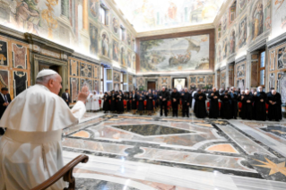 4-Ai Partecipanti ai Capitoli Generali delle seguenti Congregazioni Religiose: Ordine dei Minimi, Ordine dei Chierici Regolari Minori, Chierici di San Viatore, Missionarie di S. Antonio Maria Claret,  Suore Riparatrici del Sacro Cuore, Suore Agostiniane del Divino Amore