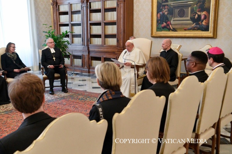 El Papa, con la Delegación Ecuménica de Finlandia