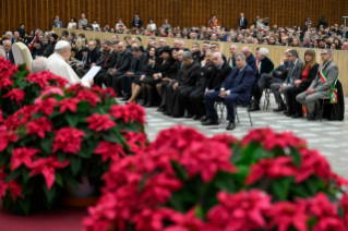 4-To donors of the Nativity Scene and the Christmas tree in St. Peter's Square 