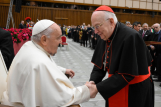 2-To donors of the Nativity Scene and the Christmas tree in St. Peter's Square 