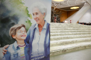 14-"The caress and the smile", meeting of Pope Francis with grandparents, the elderly and grandchildren
