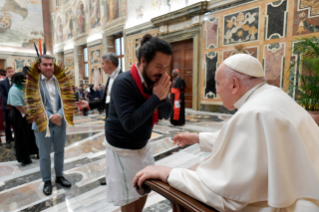 1-Aos participantes no Encontro sobre os povos indígenas, promovido pelas Pontifícias Academias das Ciências e das Ciências Sociais