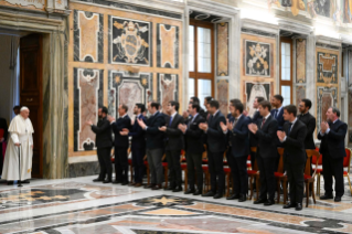 0-Audience with seminarians from Seville, Spain