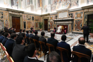 3-Audience with seminarians from Seville, Spain