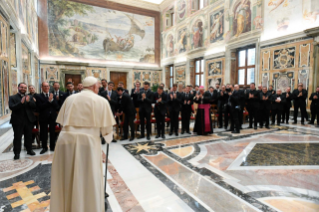 8-Audience with seminarians from Seville, Spain