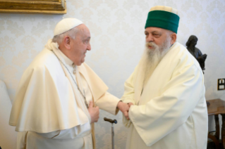 0-A Sua Grazia Haji Dede Edmond Brahimaj, Leader della Comunità dei Bektashi di Tirana (Albania), e Seguito
