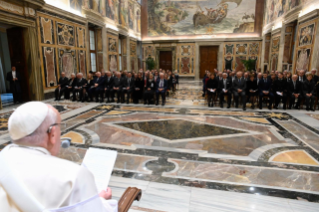 0-Audiencia a los miembros de la Fundación de la Guardia Suiza Pontificia
