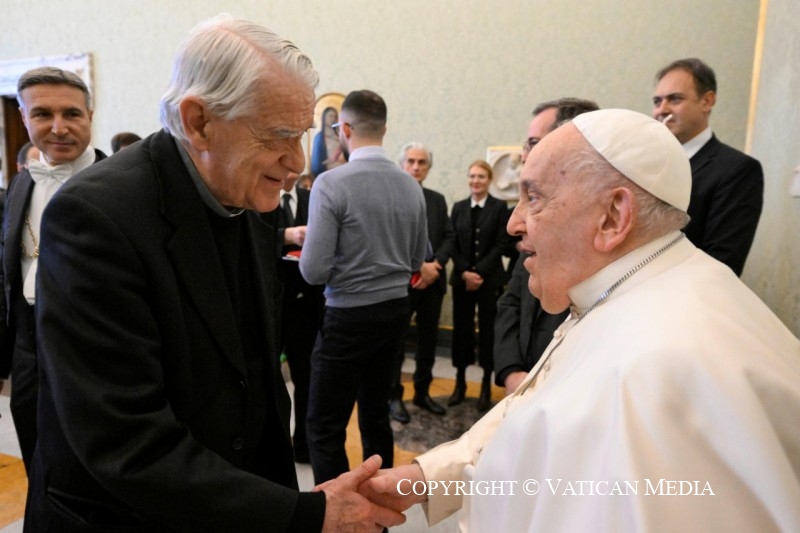 Lombardi, con el Papa Francisco