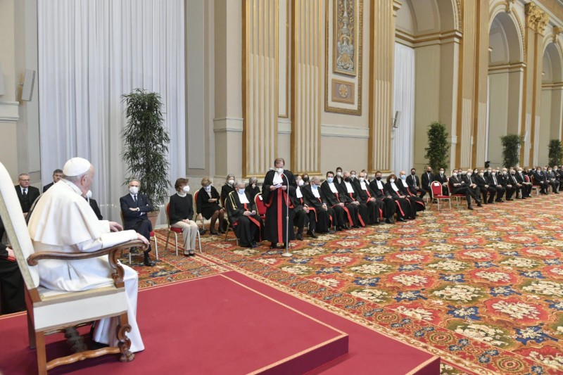 El Papa, en la apertura del Año Judicial