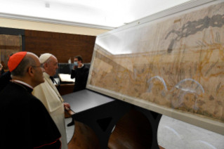 7-Pope Francis visits the Vatican Apostolic Library to inaugurate a new permanent exhibition area