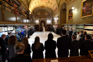 11-Pope Francis visits the Vatican Apostolic Library to inaugurate a new permanent exhibition area