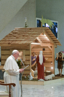 0-Aux délégations qui ont offert la chrèche et le sapin de Noël de la Place Saint-Pierre et de la salle Paul VI 